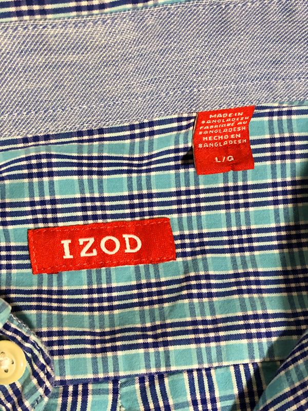Рубашка Izod - размер L